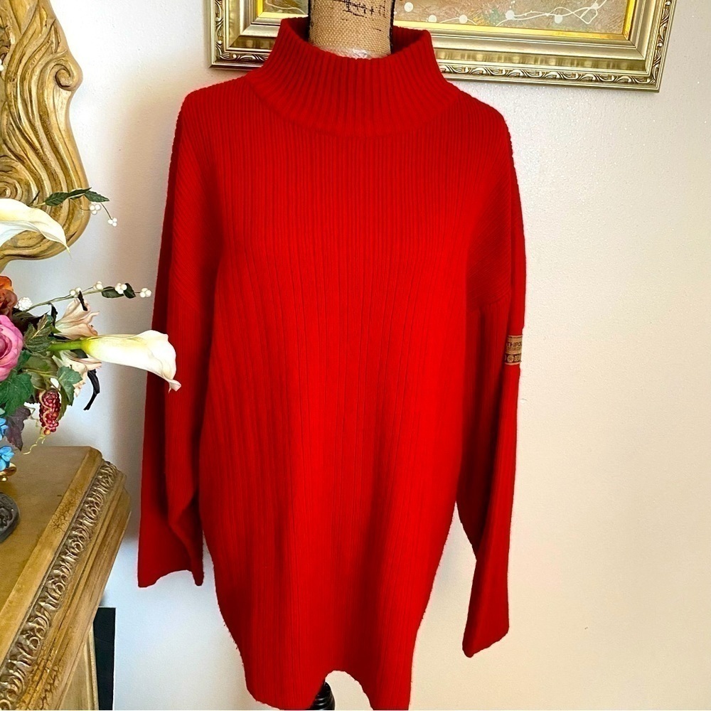 SOUTH Pole men’s Red turtle neck sweater size L.